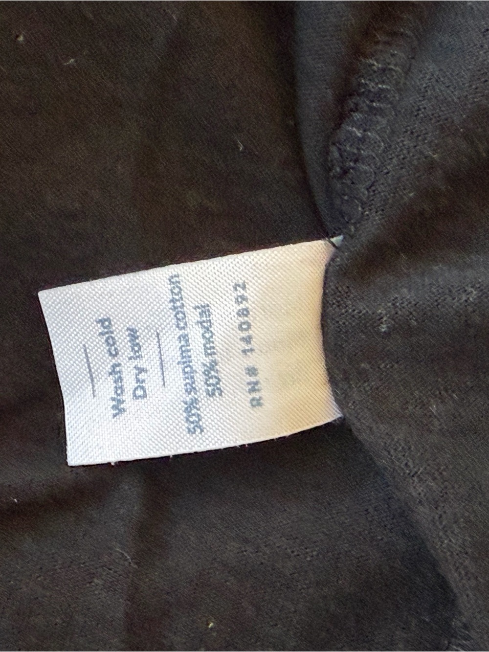 TWO Marine Layer Black V-Neck Short Sleeve Tee - Picture 5 of 6